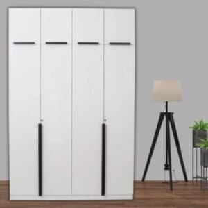 Hexagon-Redefining Lifestyles Engineered Wood Hexagon Furnitures 4 Door Wardrobe